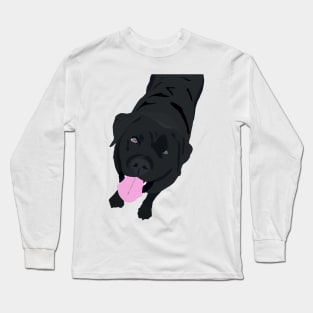 Black Labrador Long Sleeve T-Shirt